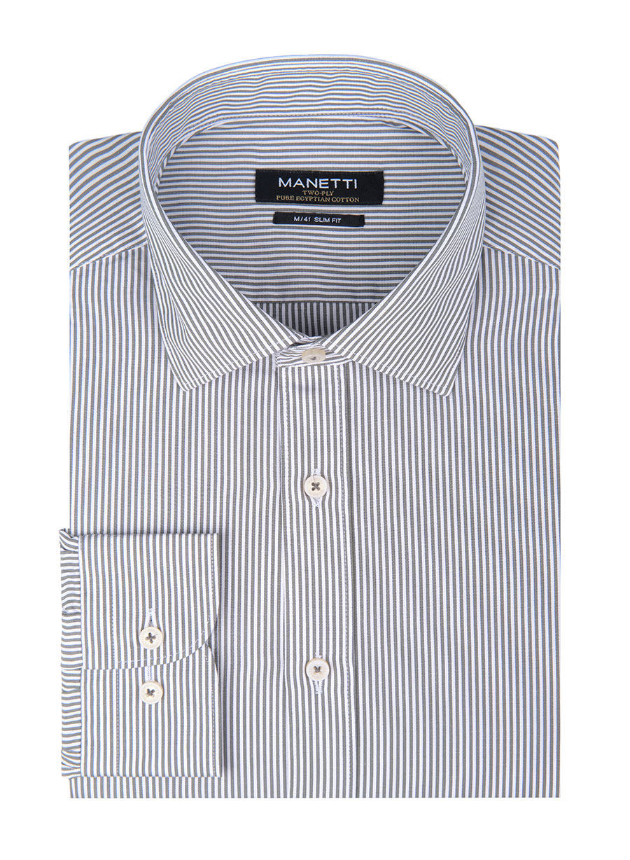 Ανδρικό Πουκάμισο Manetti formal green-white