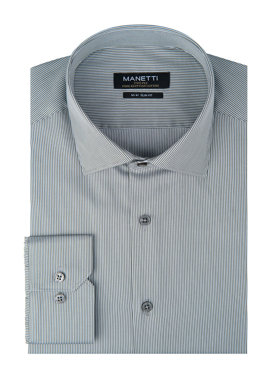 Ανδρικό Πουκάμισο Manetti formal green-white