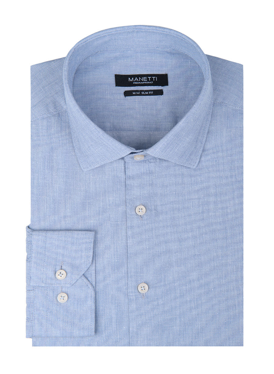 Ανδρικό Πουκάμισο Manetti formal light blue
