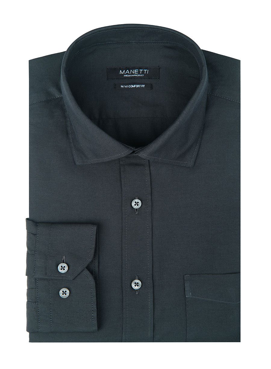 Ανδρικό Πουκάμισο Manetti formal dark green