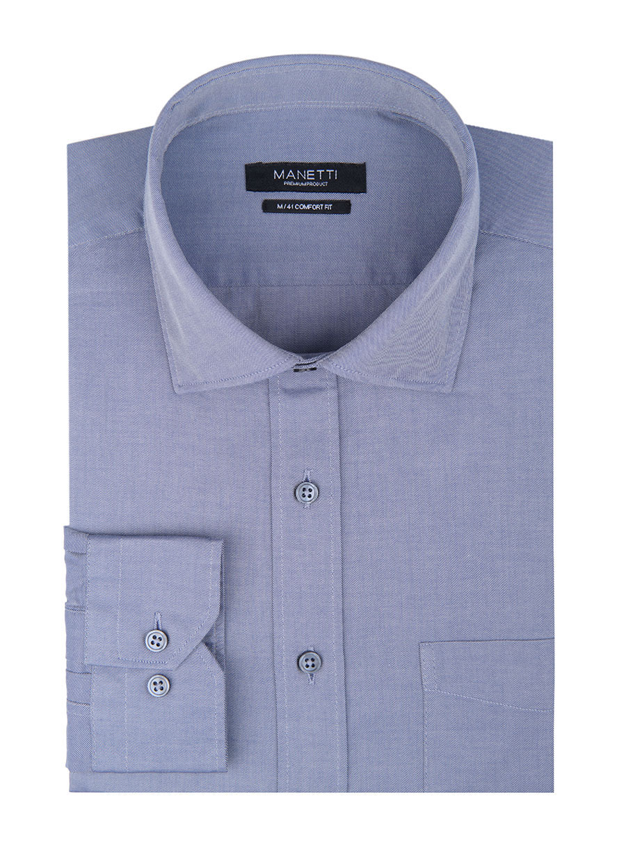 Ανδρικό Πουκάμισο Manetti formal blue