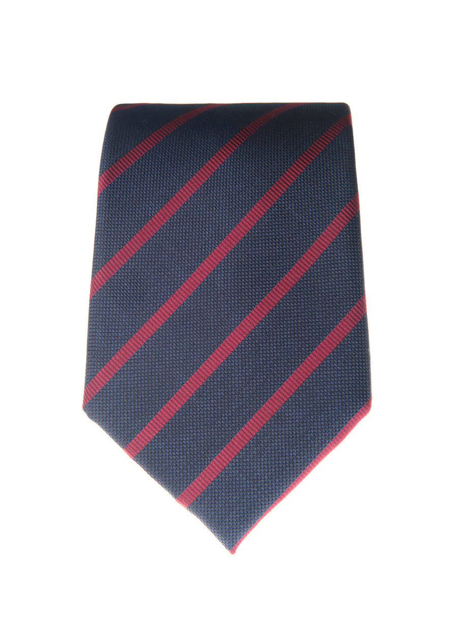 MEN'S MANETTI TIE FORMAL  BLUE RED