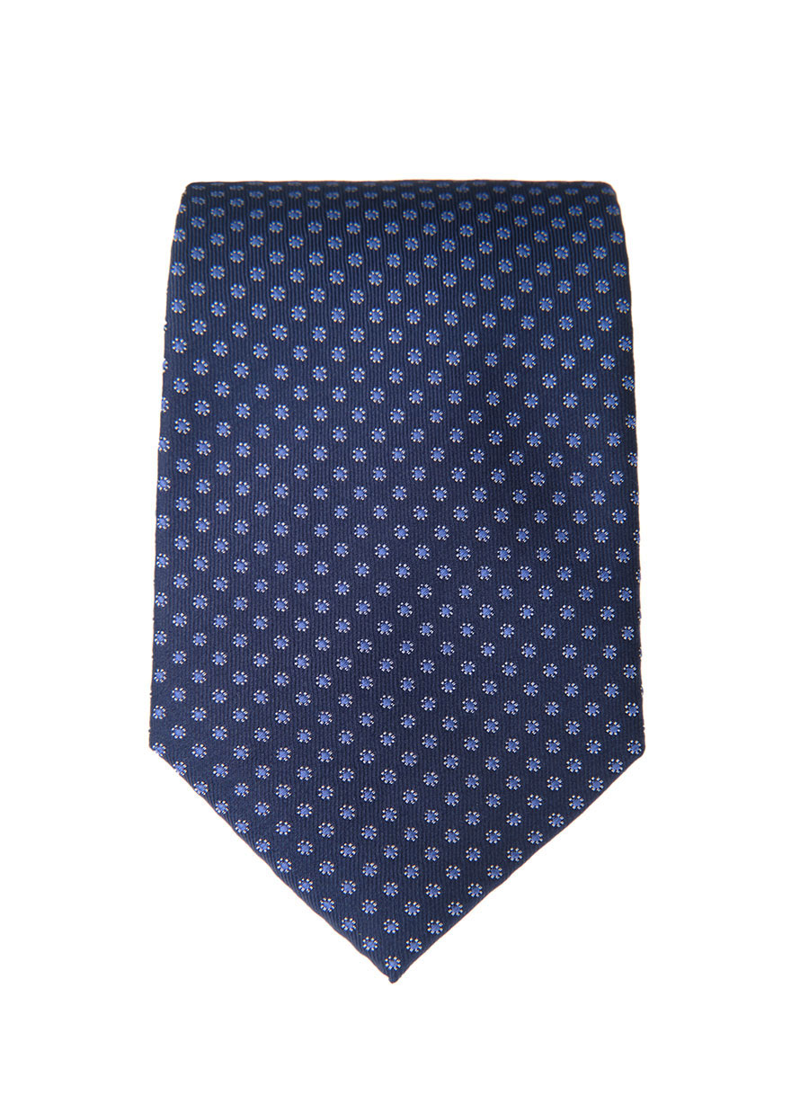 Ανδρική Γραβάτα Manetti formal navy blue