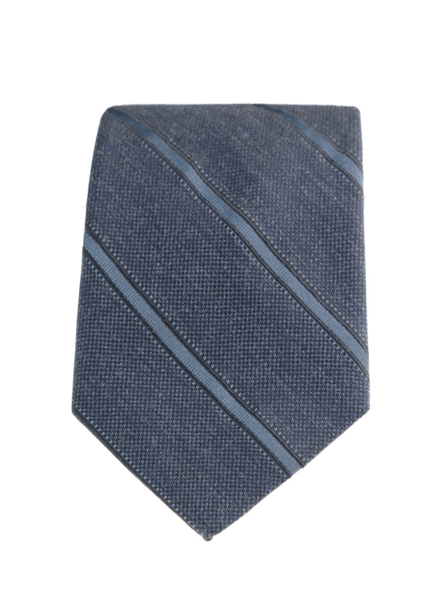 MANETTI Ανδρική Γραβάτα Manetti formal indigo blue