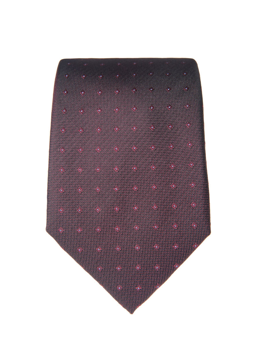MEN'S MANETTI TIE FORMAL  BORDEAUX