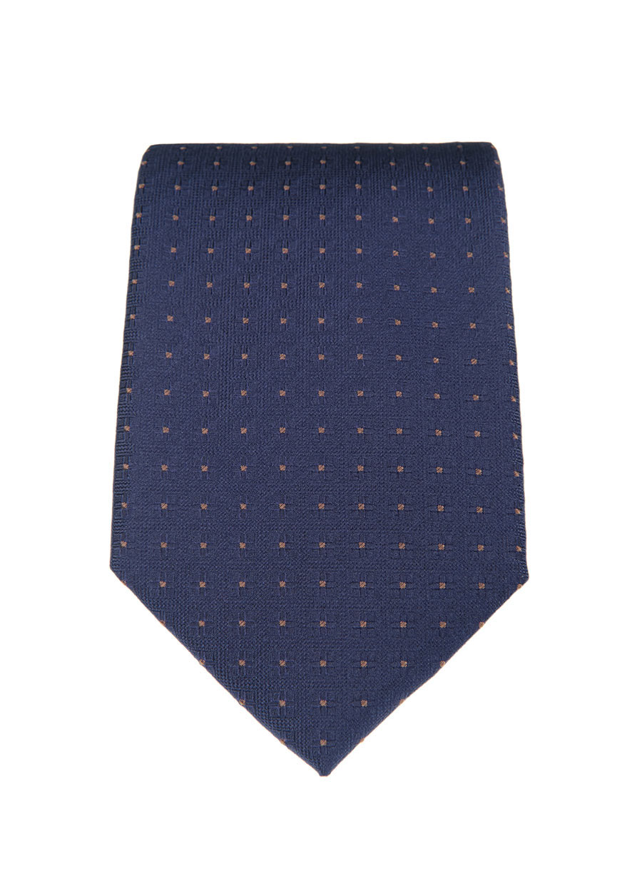 MEN'S MANETTI TIE FORMAL  BLUE BROWN