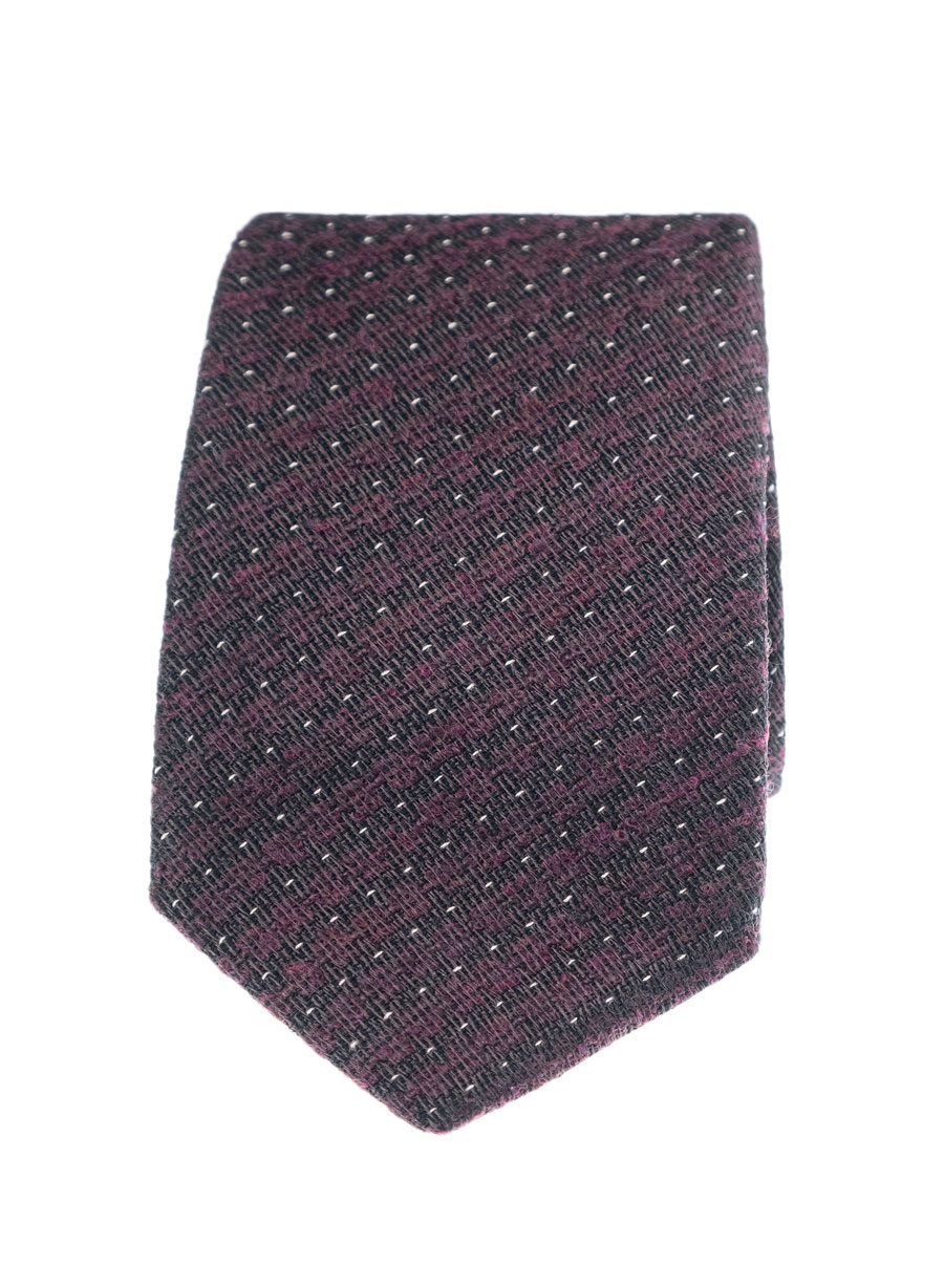 MEN'S MANETTI TIE FORMAL  BORDEAUX