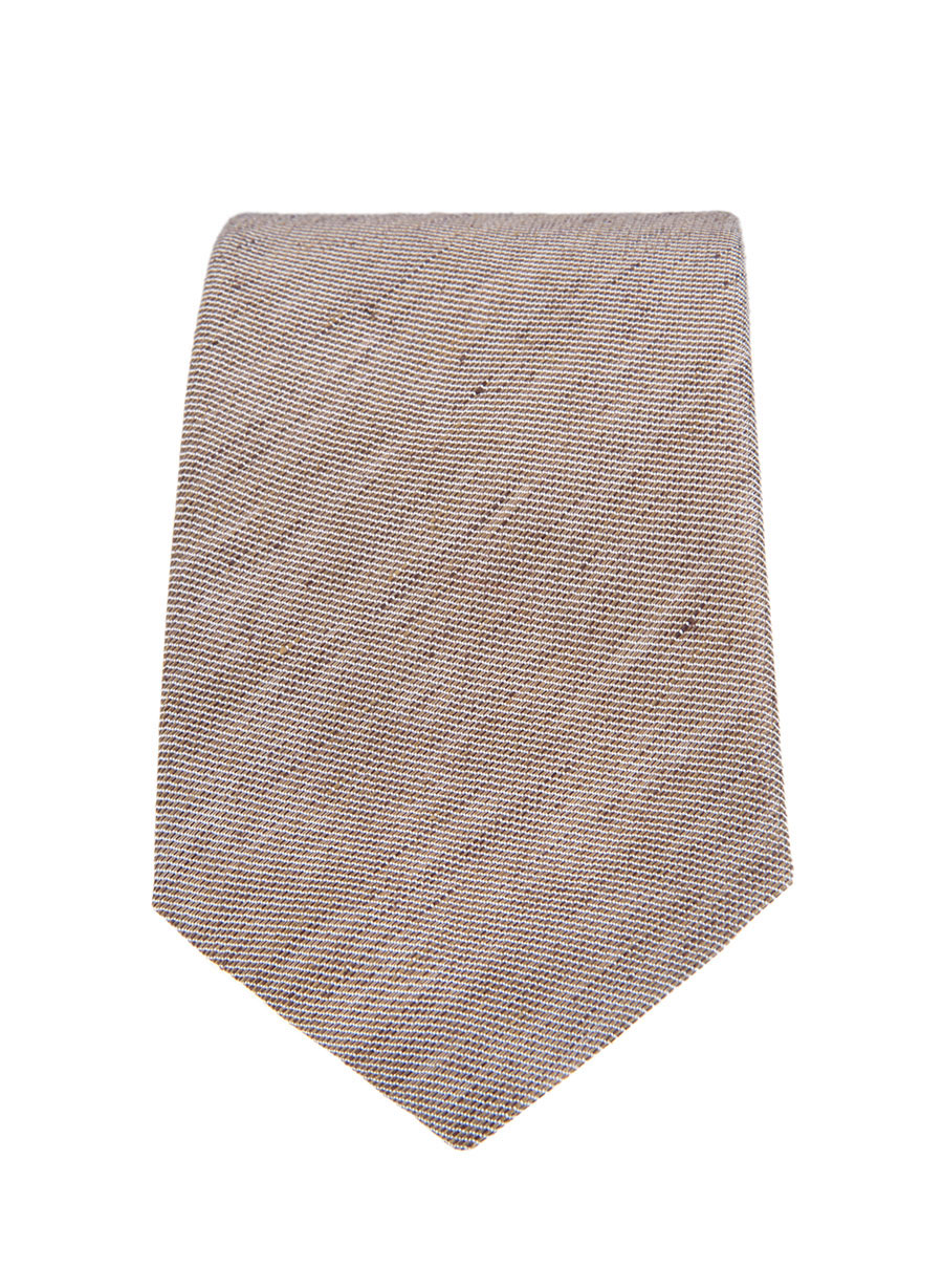 MEN'S MANETTI TIE FORMAL  FANGO