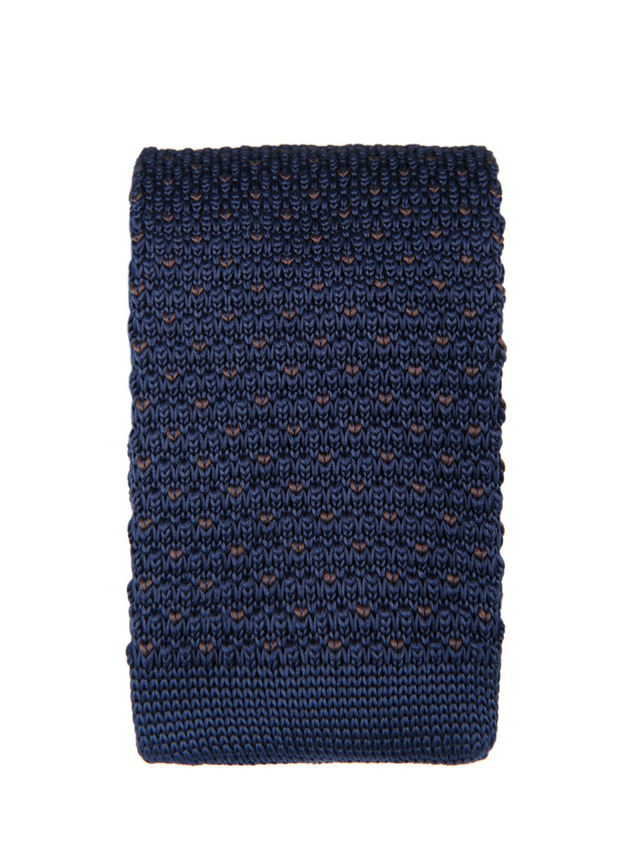 MEN'S MANETTI TIE FORMAL  BLUE BROWN
