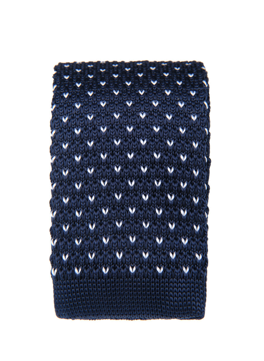 MEN'S MANETTI TIE FORMAL  BLUE WHITE