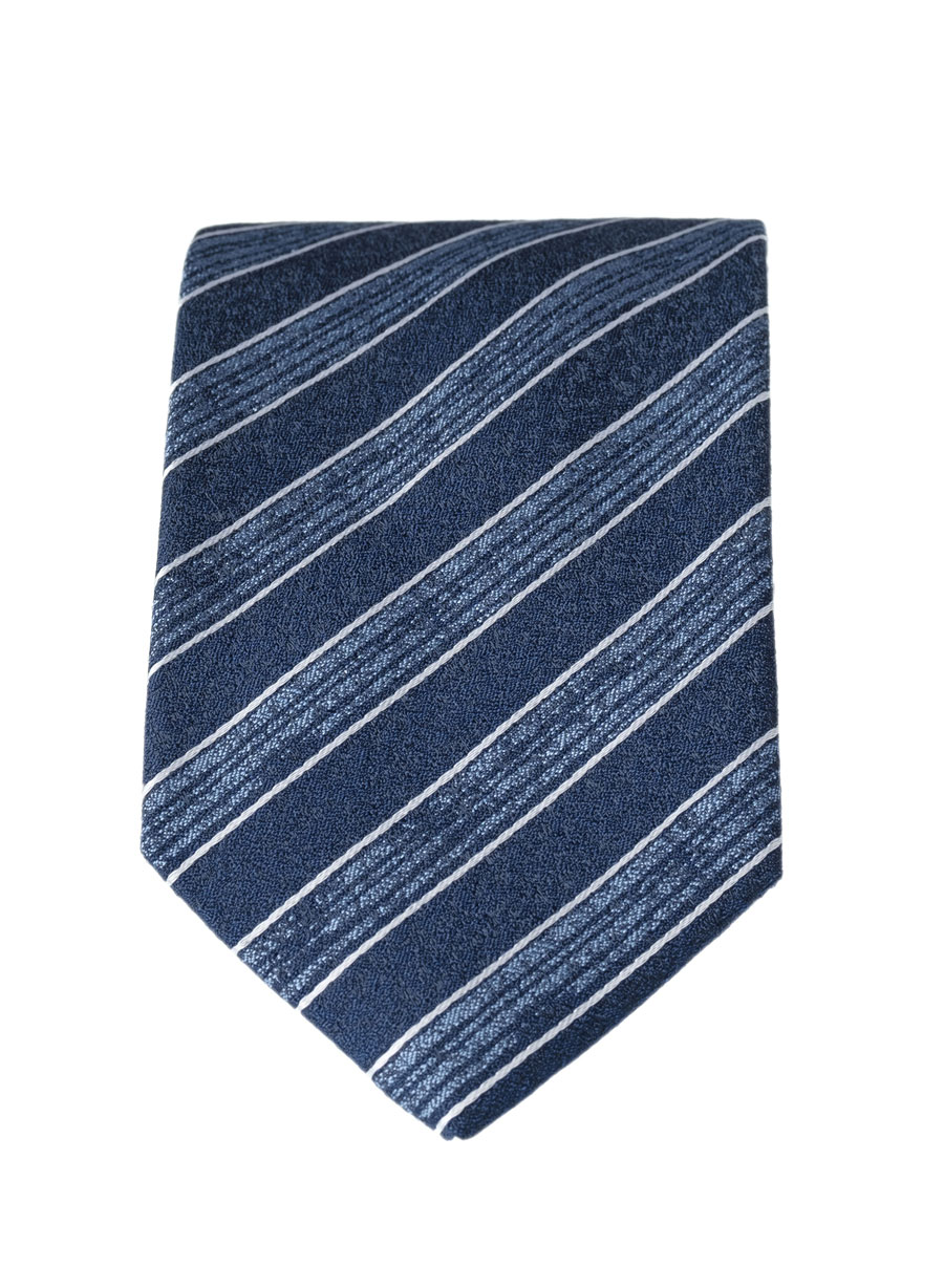 MEN'S MANETTI TIE FORMAL  BLUE