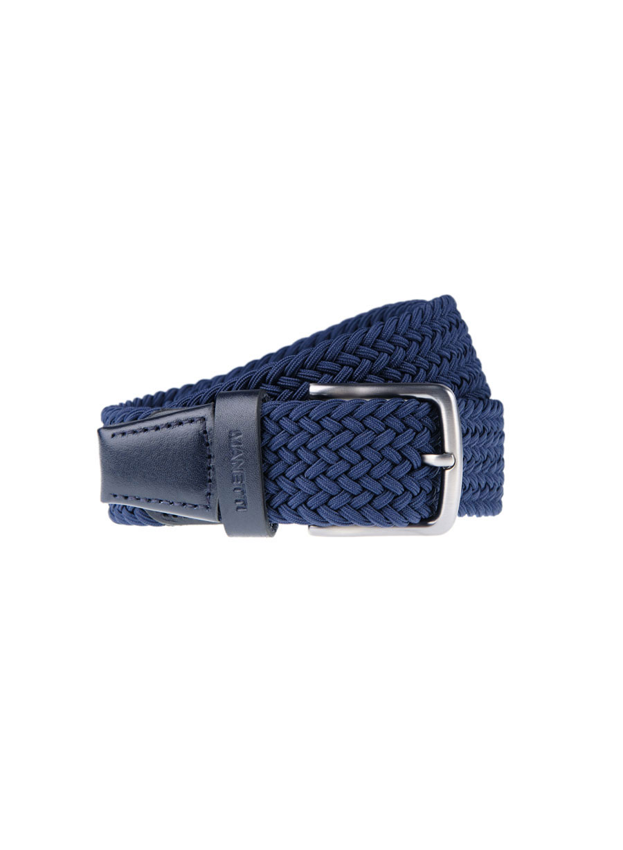 MEN'S MANETTI BELT CASUAL  BLUE