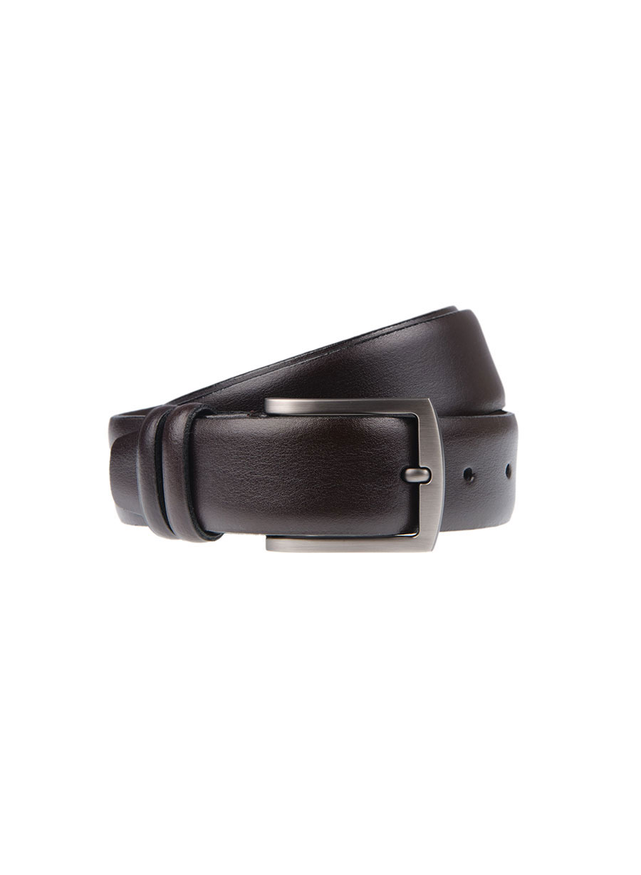MEN'S MANETTI BELT CASUAL  BROWN