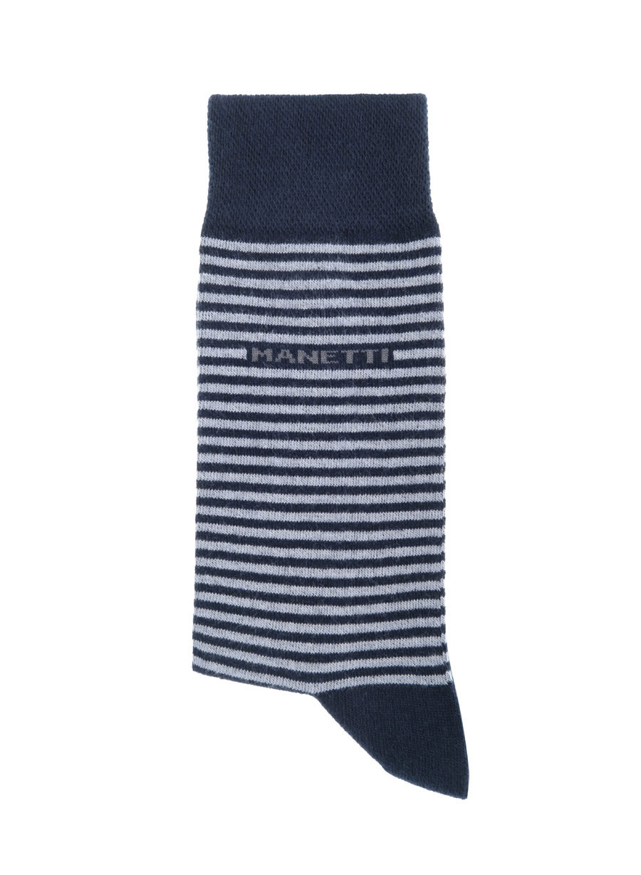 Ανδρική Κάλτσα Manetti casual blue grey 05.700.01$C082