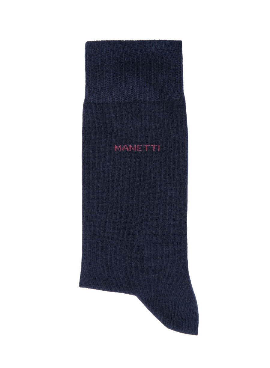 MEN'S MANETTI SOCKS CASUAL  NAVY