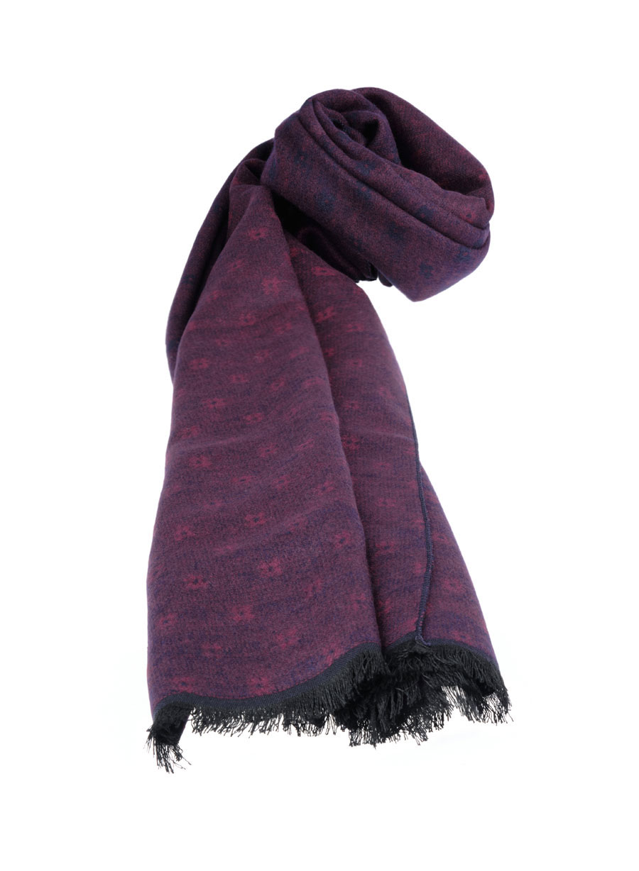 Ανδρικό Κασκόλ Manetti casual dark red blue