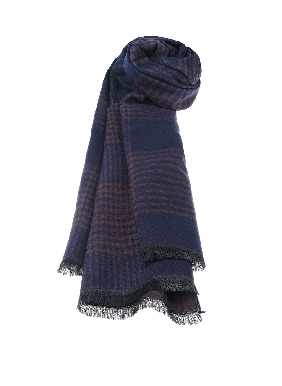 Ανδρικό Κασκόλ Manetti casual brown blue