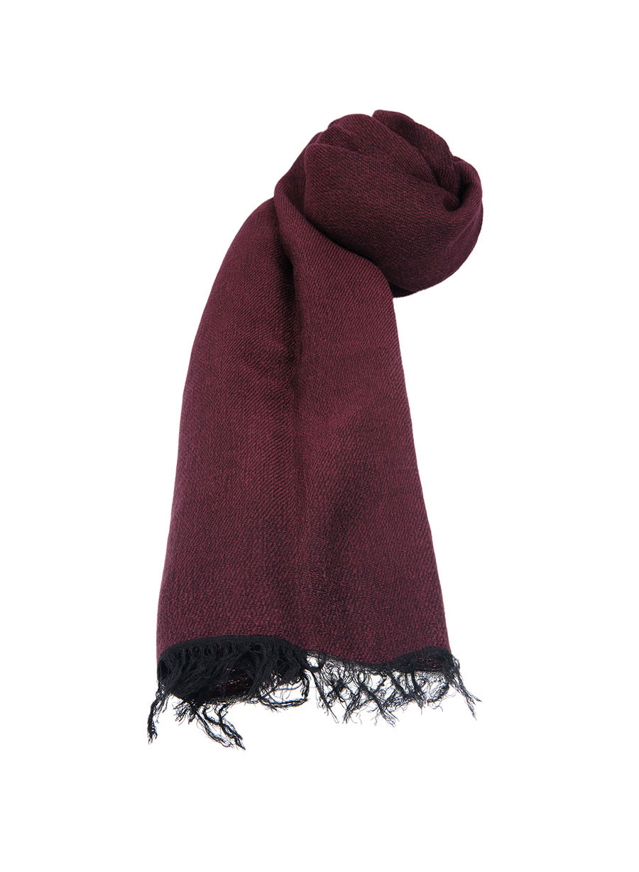 MEN'S MANETTI SCARF CASUAL  BORDEAUX