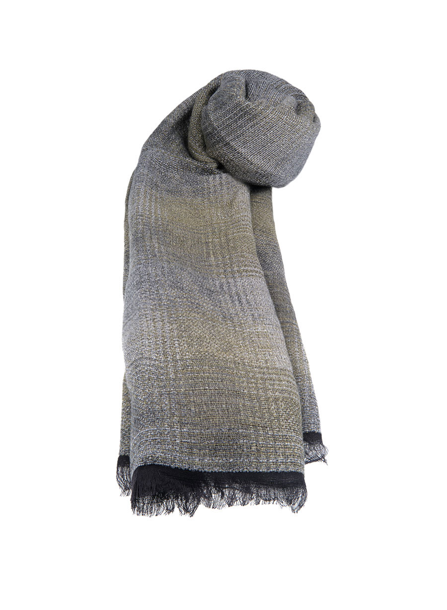 MEN'S MANETTI SCARF CASUAL  GREEN GREY