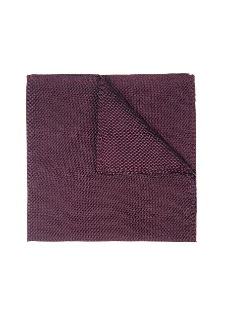 MEN'S MANETTI POCKET SQUARES FORMAL  BORDEAUX