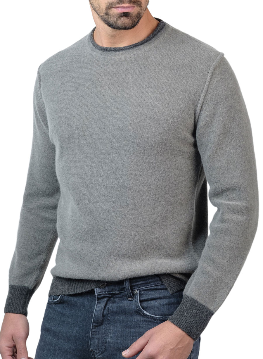 MEN'S ΠΟΥΛΟΒΕΡ MANETTI CASUAL  OIL BROWN