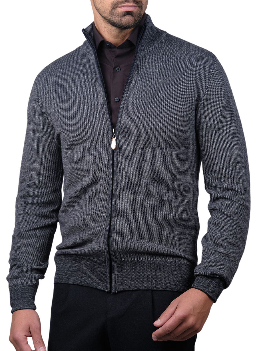 MEN'S ΖΑΚΕΤΑ ΜΕ ΦΕΡΜΟΥΑΡ MANETTI CASUAL  BLUE