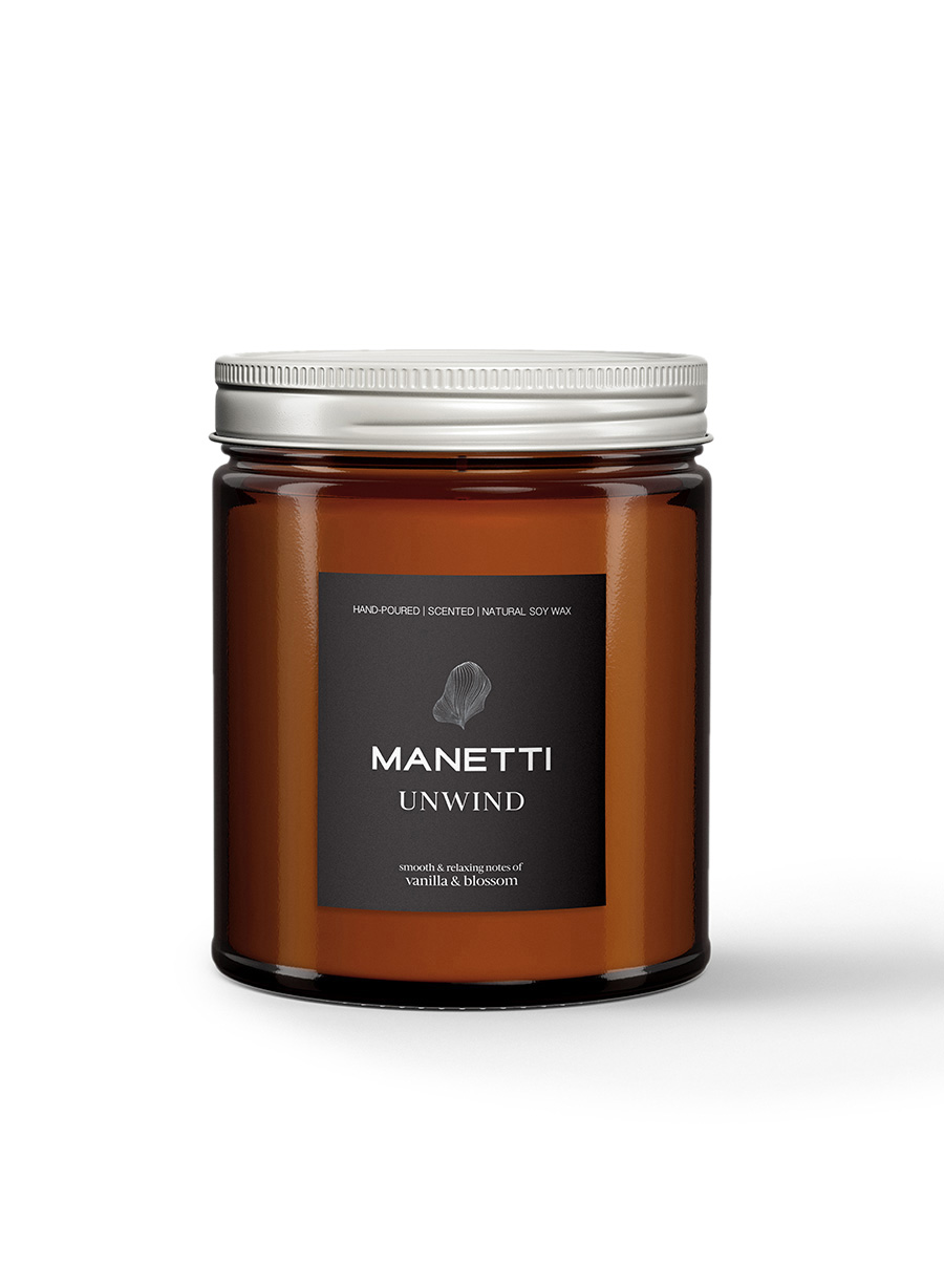 MEN'S MANETTI SCENTED CANDLE NA  UNWIND