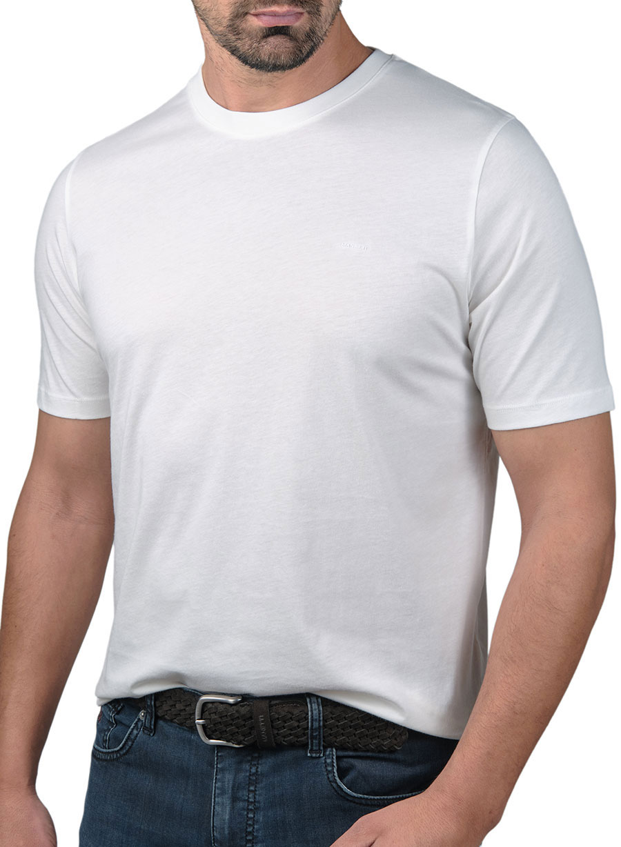 MEN'S MANETTI T-SHIRT CASUAL  OFF WHITE