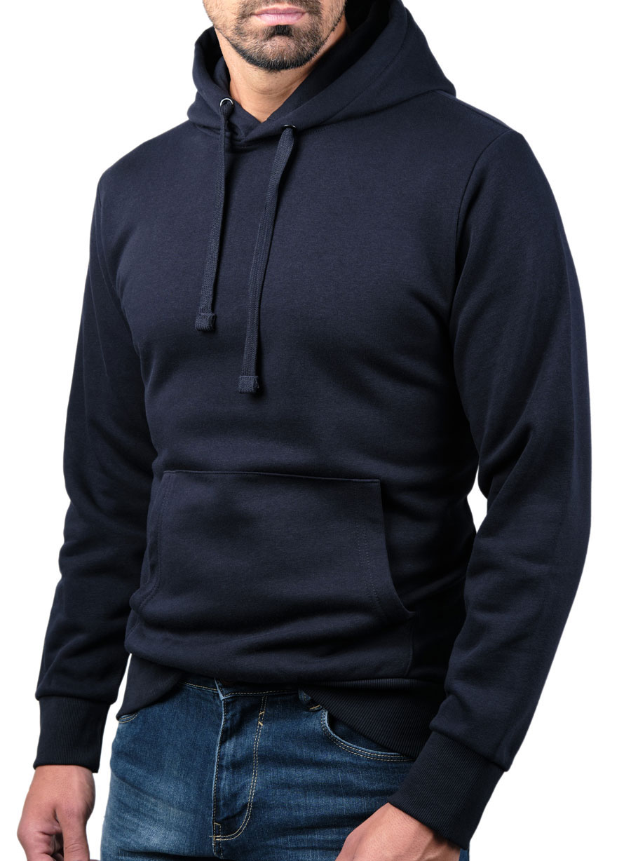 MEN'S HOODED SWEATSHIRT MANETTI CASUAL  BLUE