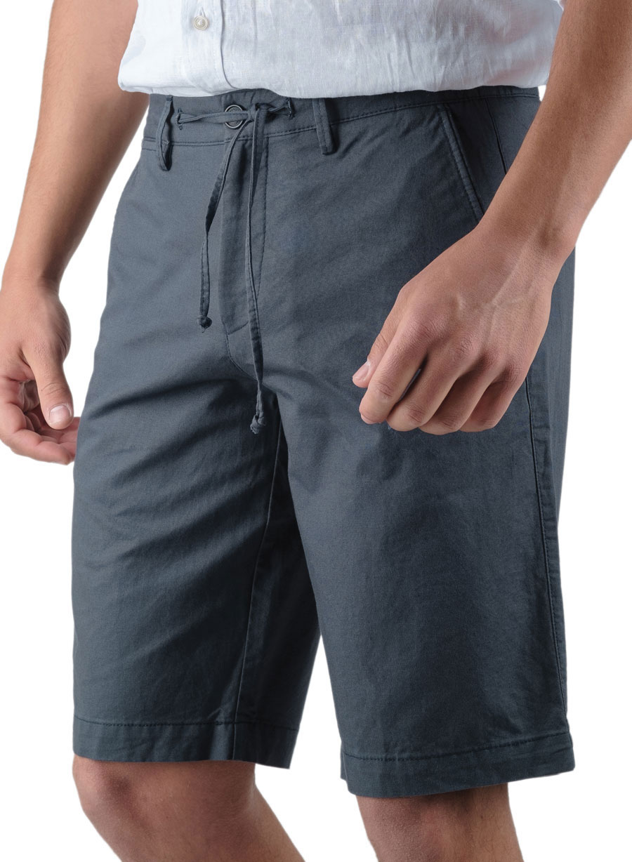 Ανδρική Βερμούδα chinos Manetti casual indigo