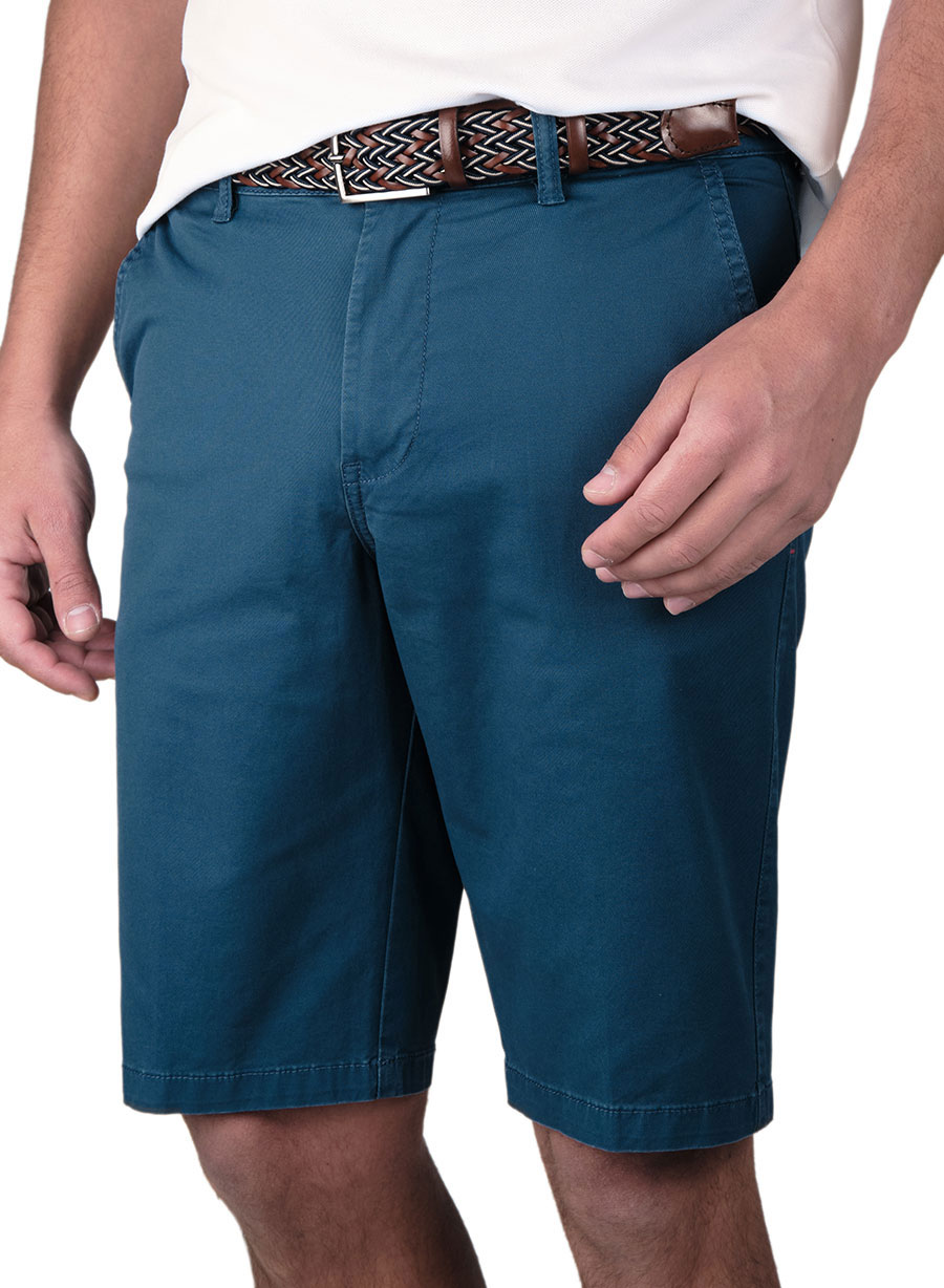 Ανδρική Βερμούδα chinos Manetti casual blue