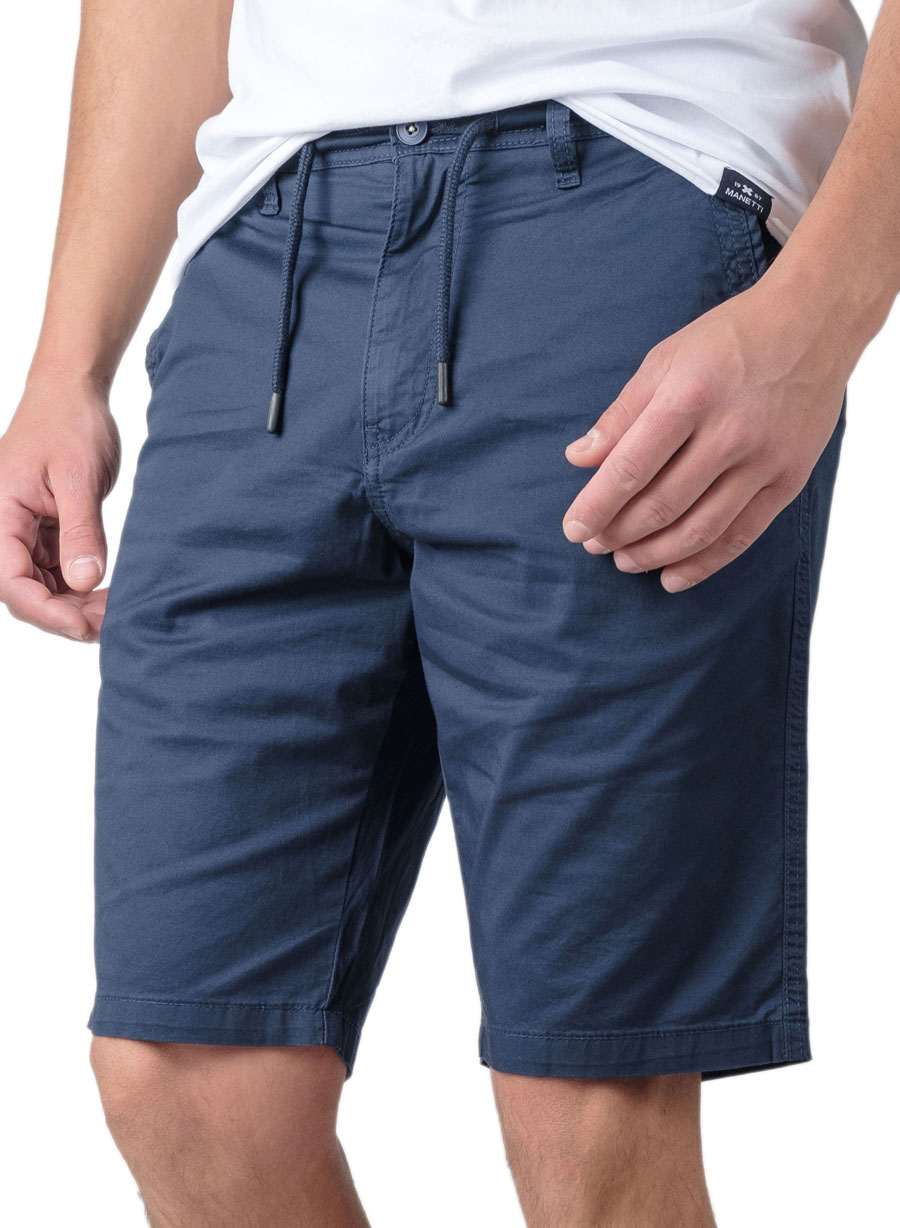 MEN'S CHINOS SHORTS PANTS MANETTI CASUAL  BLUE