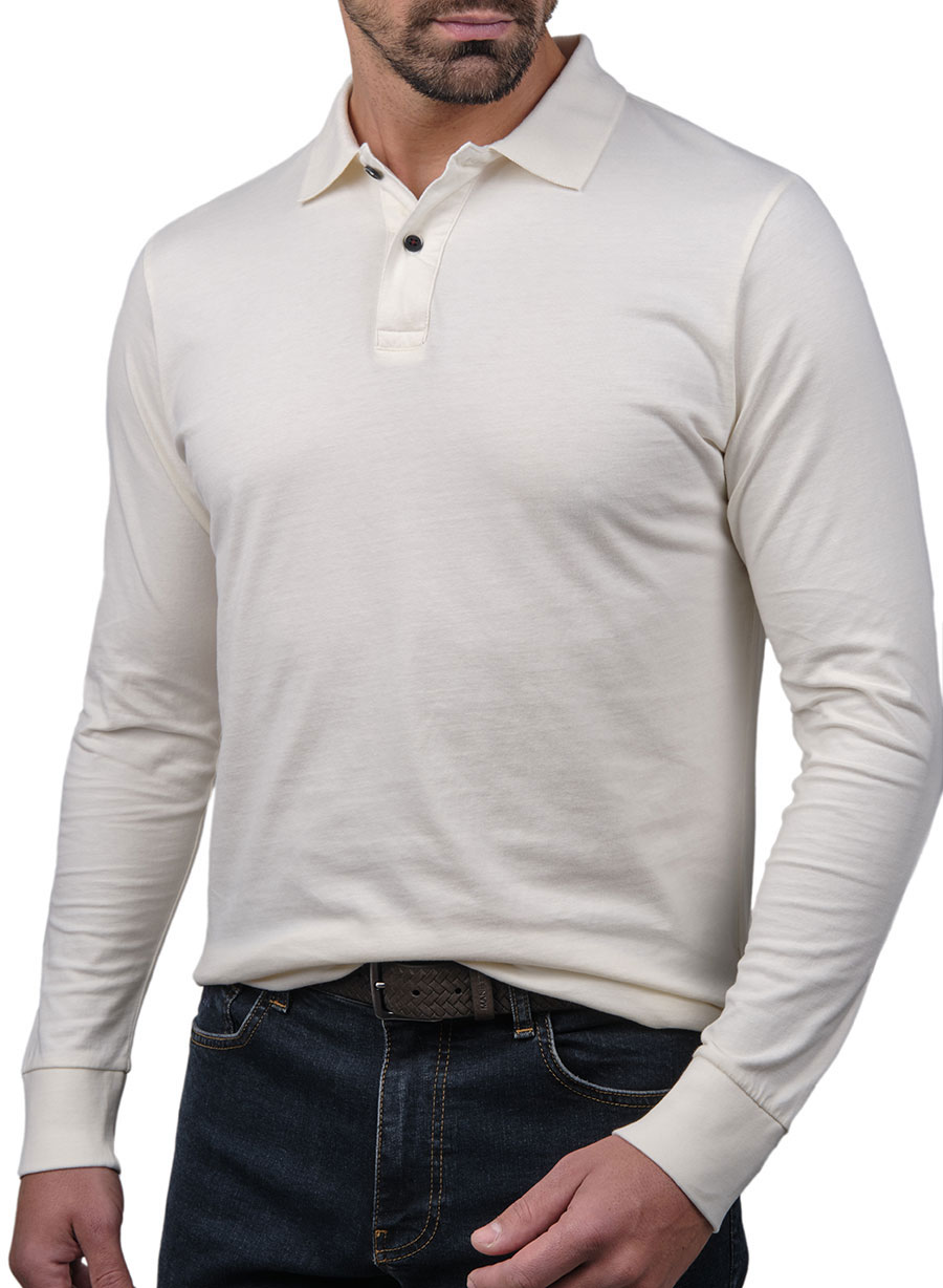 MEN'S MANETTI POLO CASUAL  SUGAR