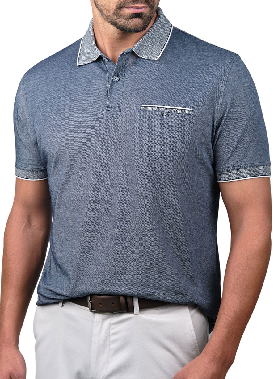 Ανδρικό Polo Manetti casual denim