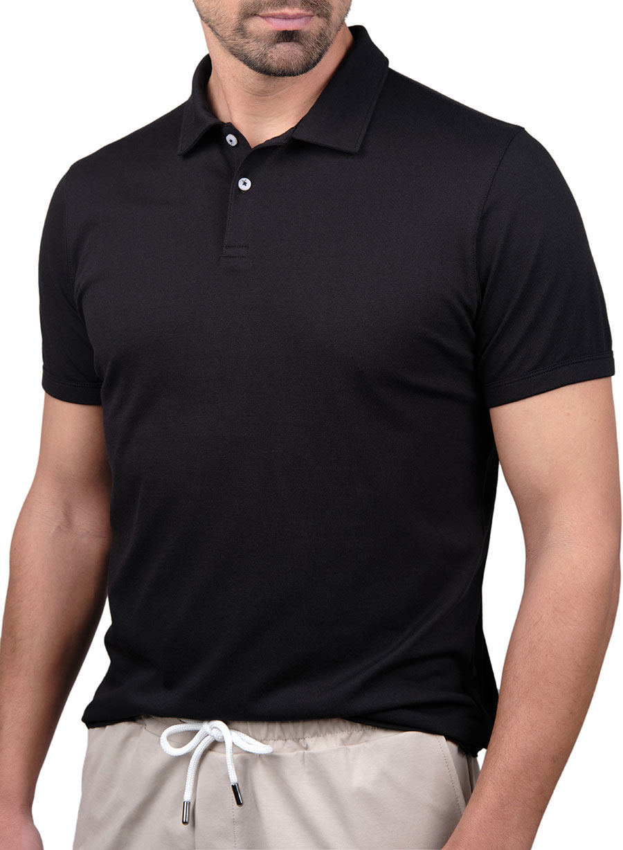 Ανδρικό Polo Manetti casual black