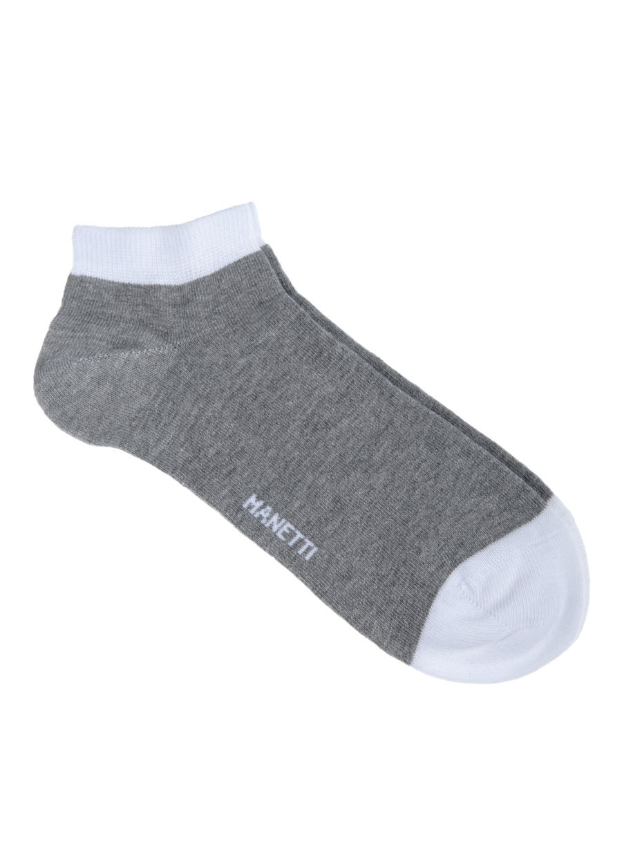 Ανδρική Κάλτσα σοσόνι Manetti casual grey white