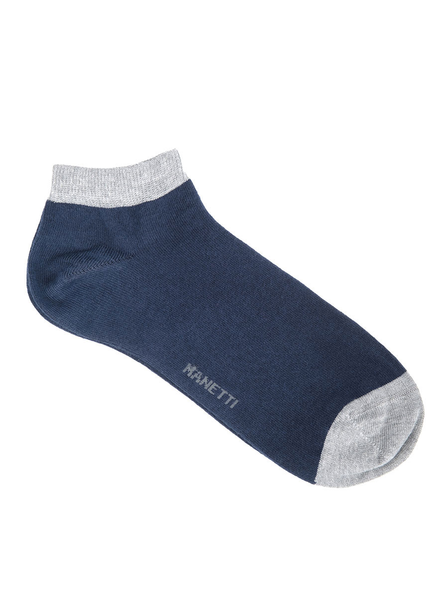 MEN'S MINI SOCKS MANETTI CASUAL  BLUE