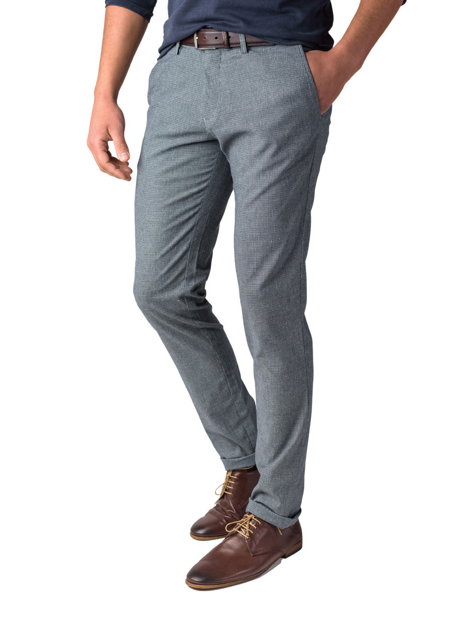 Ανδρικό Παντελόνι chinos Manetti casual blue