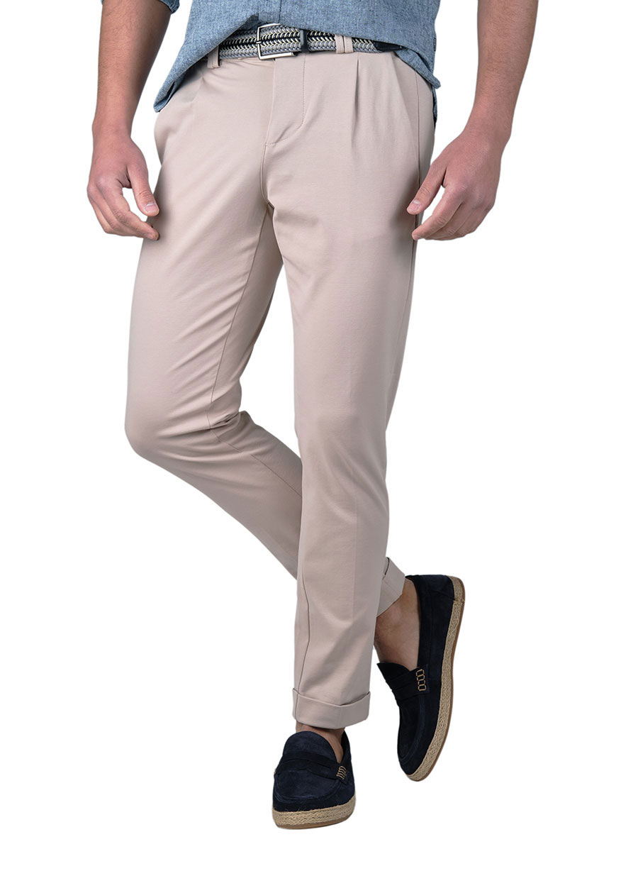 Ανδρικό Παντελόνι Jogging Manetti casual beige