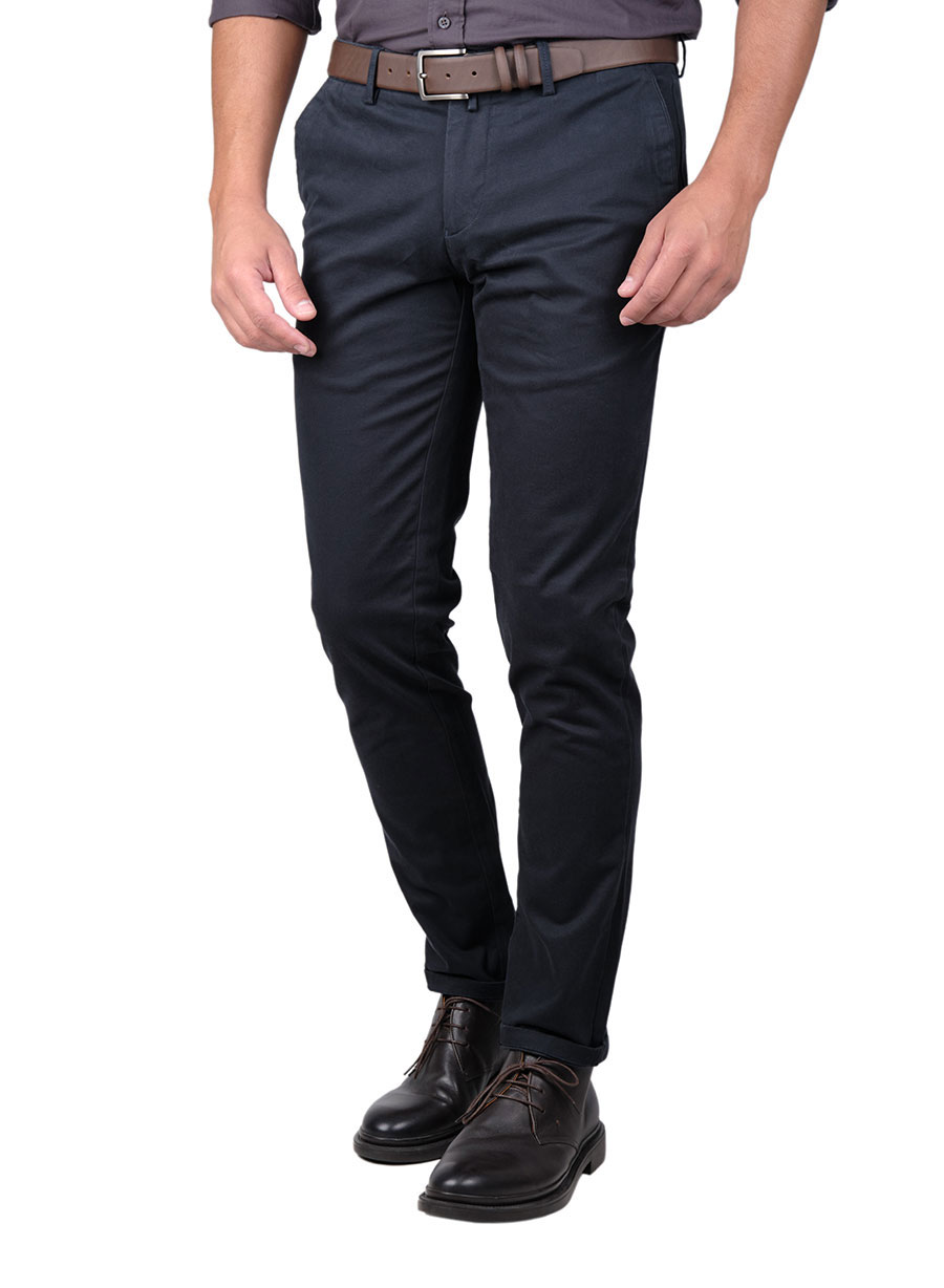 MEN'S MANETTI TROUSER CHINOS CASUAL  BLUE
