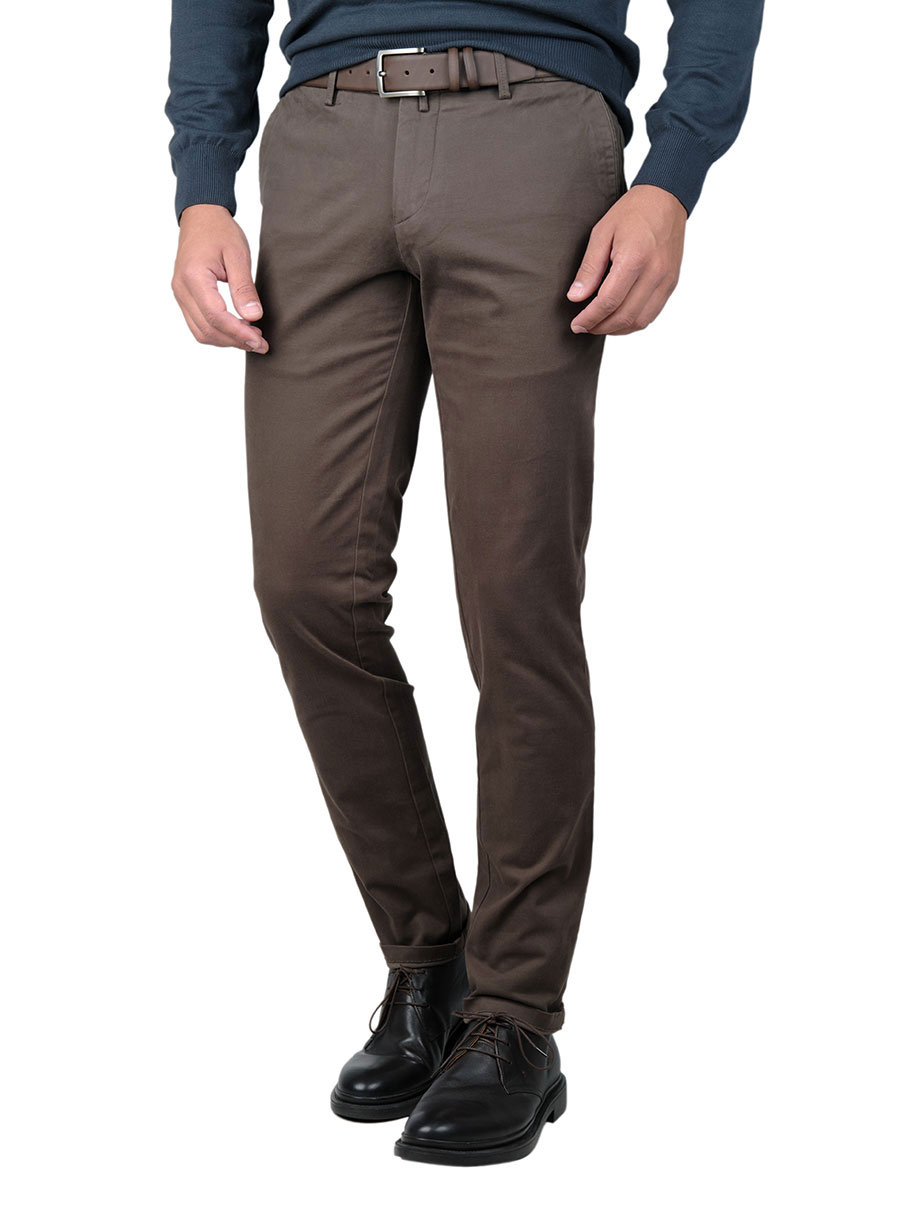 MEN'S MANETTI TROUSER CHINOS CASUAL  FANGO