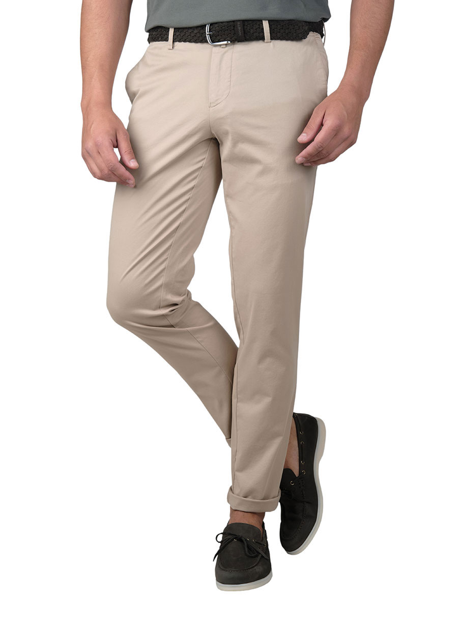 MEN'S MANETTI TROUSER CHINOS CASUAL  BEIGE