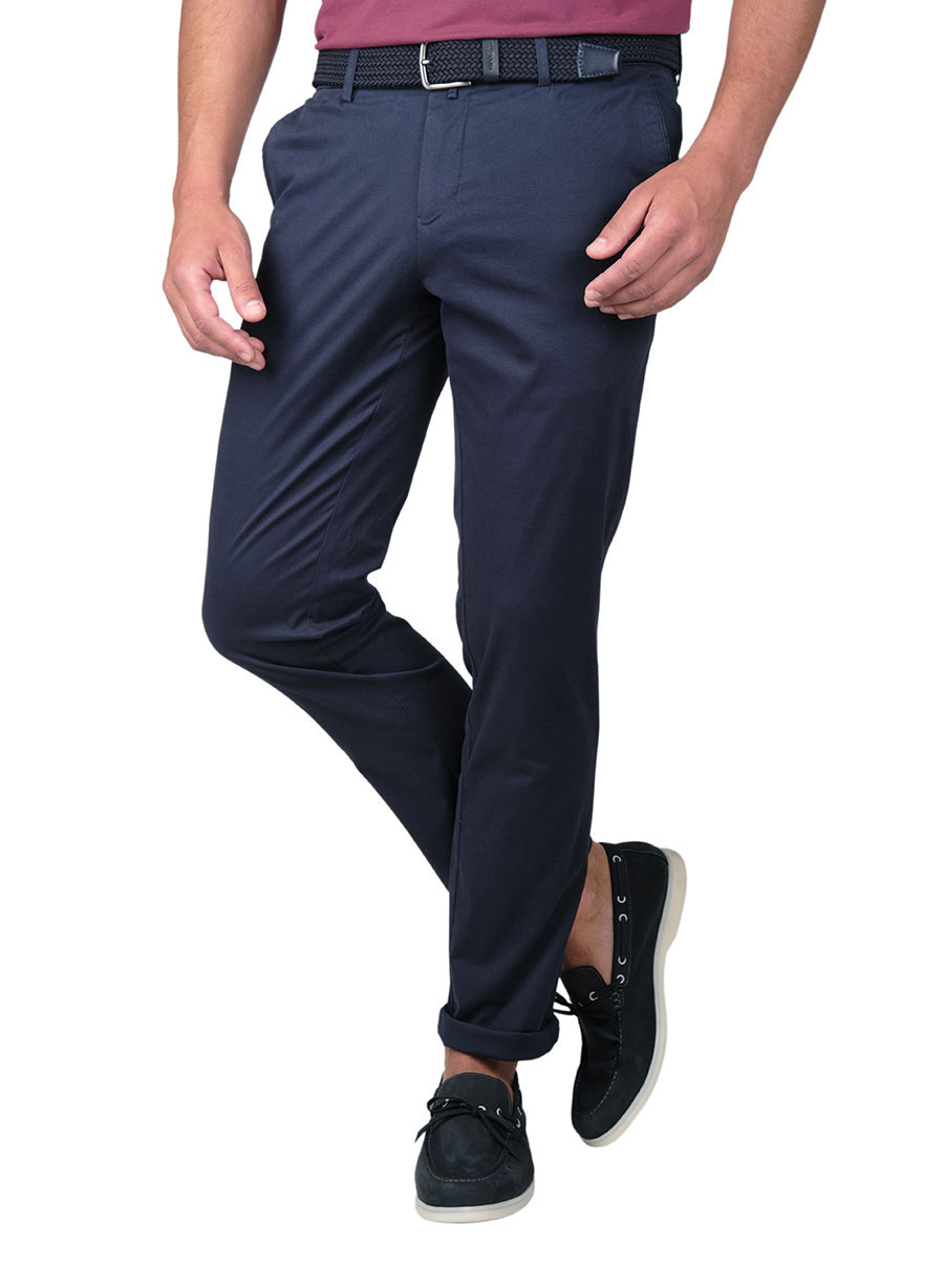 MEN'S MANETTI TROUSER CHINOS CASUAL  DARK INDIGO