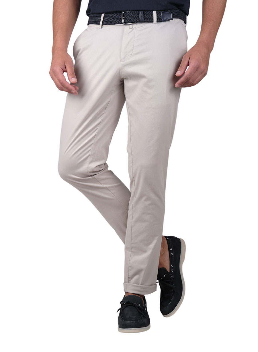 MEN'S MANETTI TROUSER CHINOS CASUAL  LIGHT BEIGE