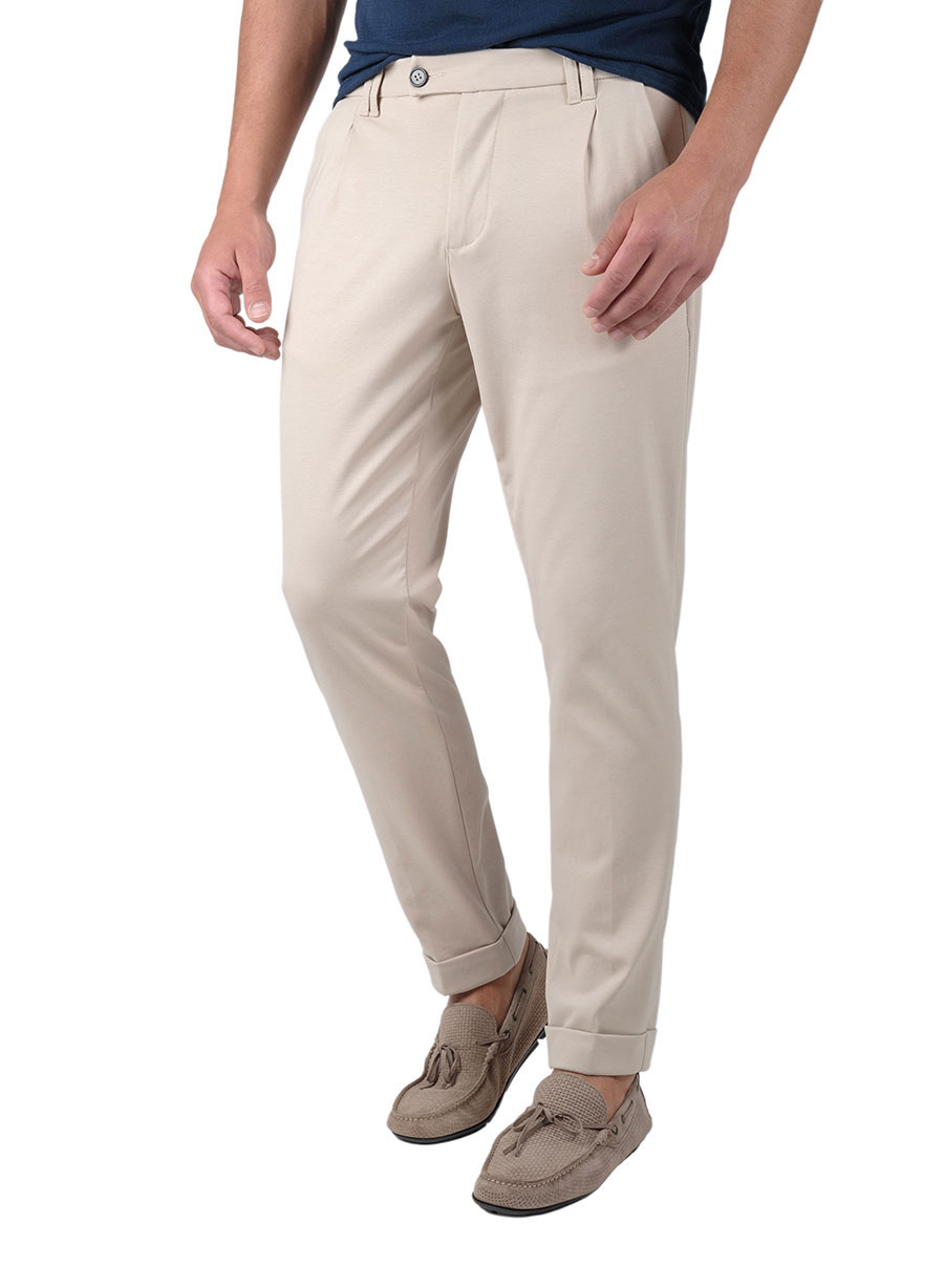 Ανδρικό Παντελόνι Jogging Manetti casual beige