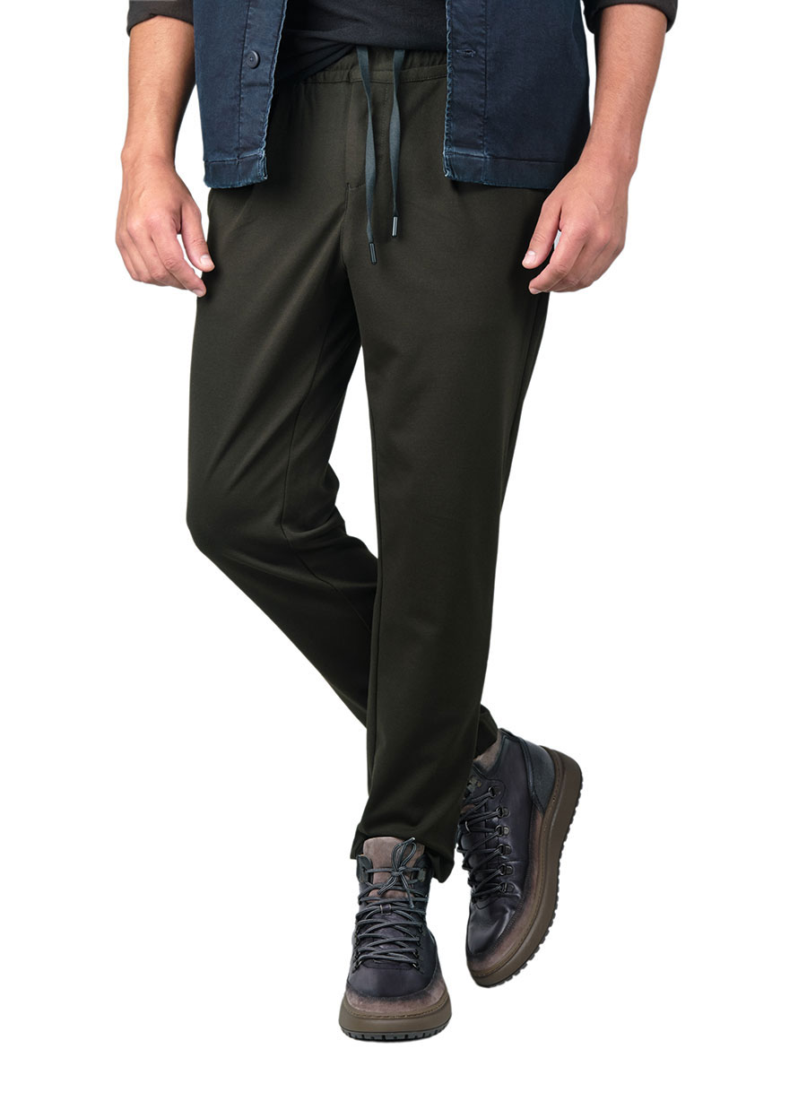 Ανδρικό Παντελόνι jogger Manetti casual dark green