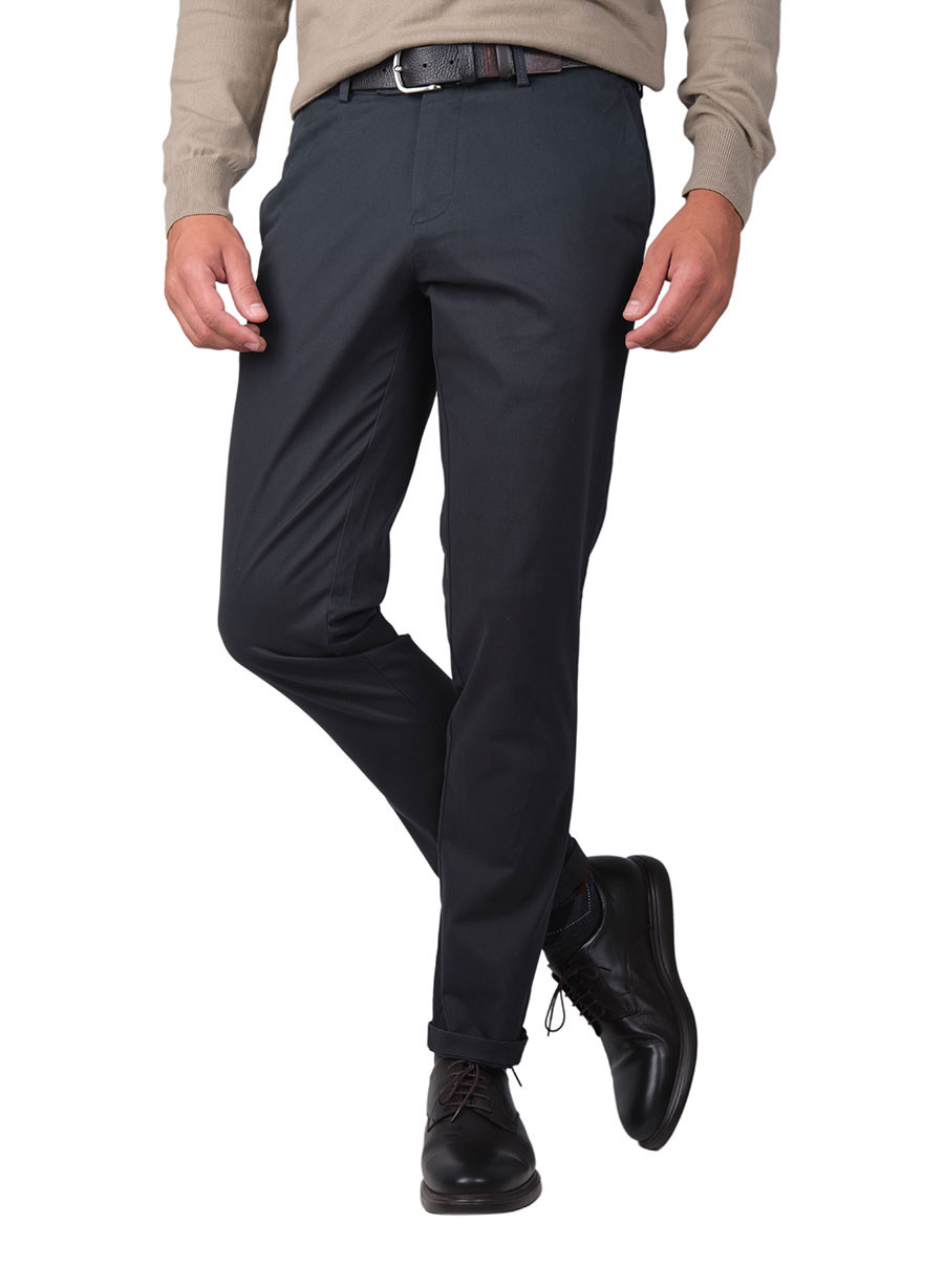 MEN'S MANETTI TROUSER CHINOS CASUAL  DARK GREY