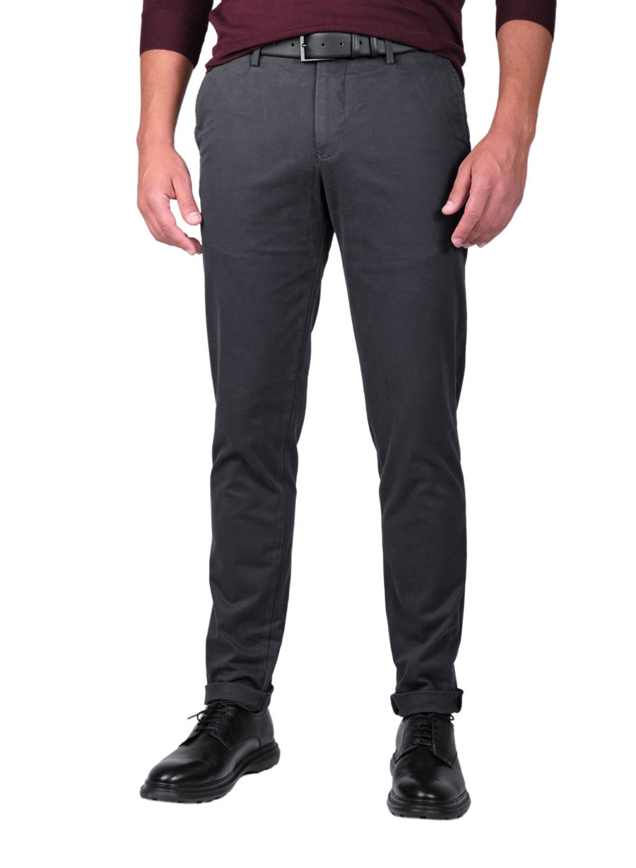 Ανδρικό Παντελόνι chinos Manetti casual grey