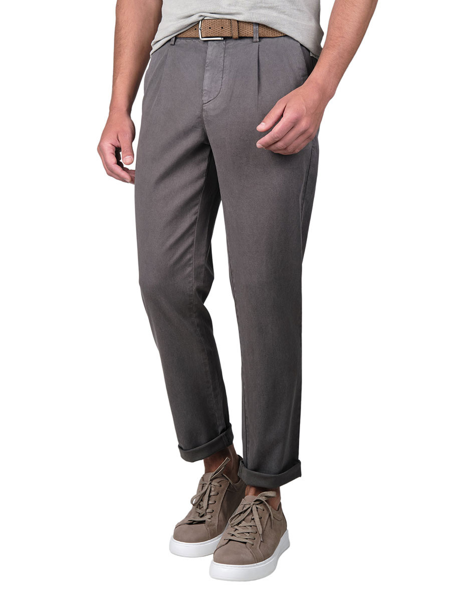 MEN'S MANETTI TROUSER CHINOS CASUAL  FANGO