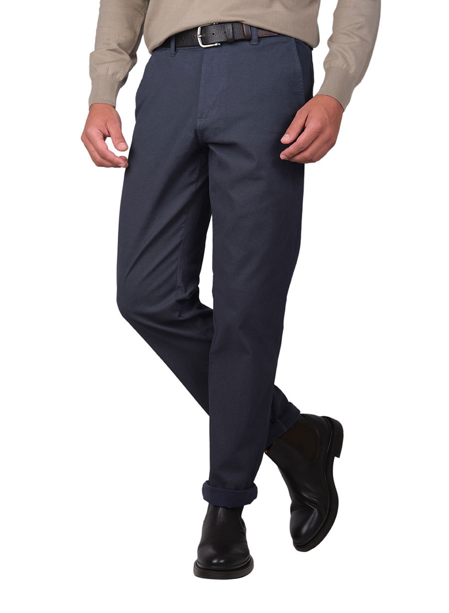 Ανδρικό Παντελόνι chinos Manetti casual indigo blue